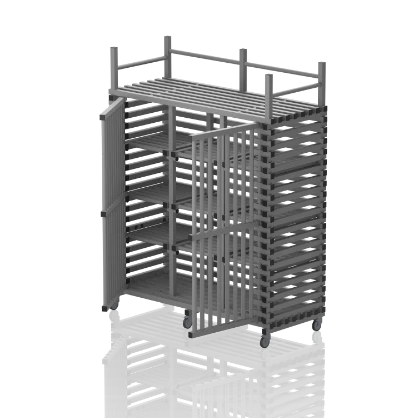 Wózek Basenowy Mega Regał Duża Szafa Basenowa 7