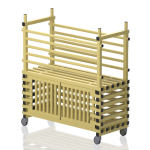 Wózek Basenowy Na Makarony Z Półką Zamykaną 5