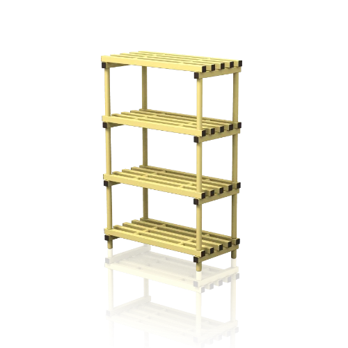 Regały Basenowe - Szafy Czteropiętrowe 12