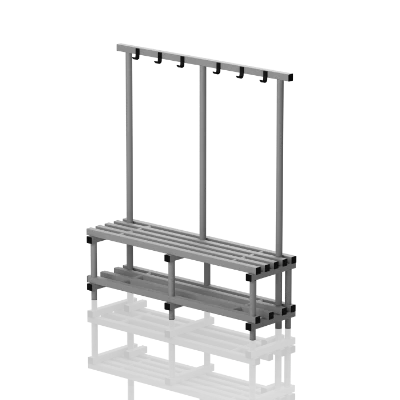 Ławka Basenowa Z Półką I Wieszakiem Jednostronne Dwustronne 20