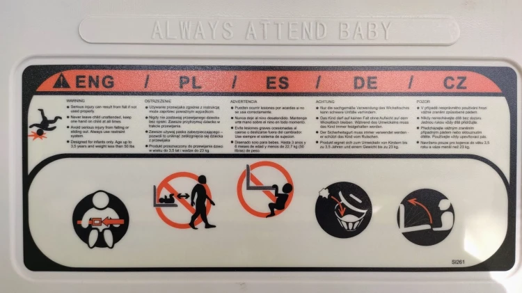 Przewijak Dla Niemowląt I Dzieci Składany Na Ścianę Poziomy 7