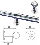 Poręcz Basenowa Fx-14 Modułowa Stal 316 5