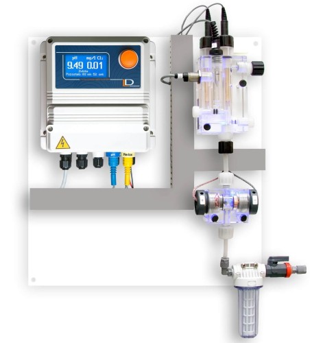Automat Emec Do Basenów Publicznych Wolny Chlor / Rx / pH 1