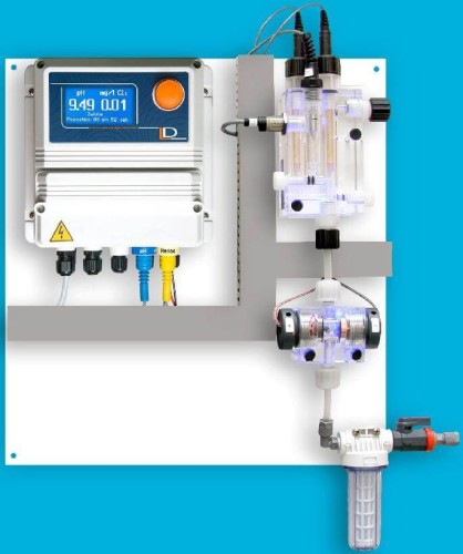 Automat Emec Do Basenów Publicznych Wolny Chlor / Rx / pH 2