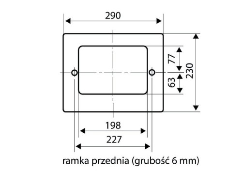 Ramka Maskownica Stal A316 Skimera Euro Premium 2