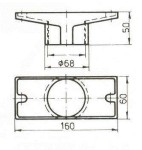Odpływ Rynnowy Prostokątny Brąz Do Basenów Ceramicznych 3