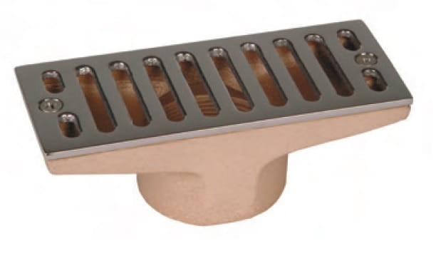 Odpływ Rynnowy Prostokątny Brąz Do Basenów Ceramicznych 4