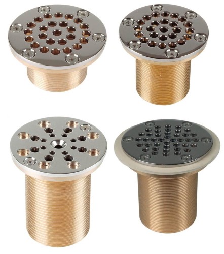 Odpływ Rynnowy Okrągły Brąz Do Basenów Ceramicznych 5