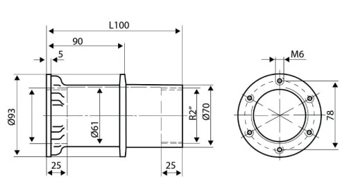 Przepust Murowy Brąz Krótki Ceramika 2