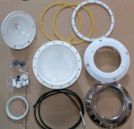 Lampa Basenowa Euro Stalowa Ramka Bez Żarówki 4