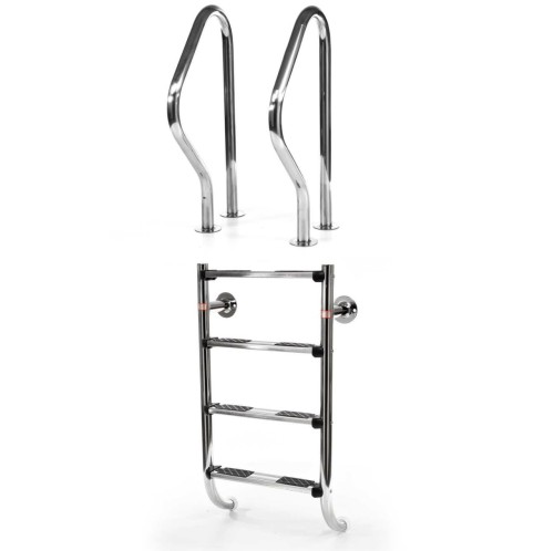 Drabinka Do Basenu Astralpool Dzielona Stal 316 2-5 Stopni 8