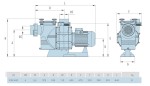 Pompa Basenowa ATLAS 75-150m3/H 6