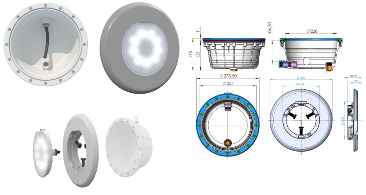 Lampy Basenowe Led 12v Lumiplus FlexiNiche Astralpool 2