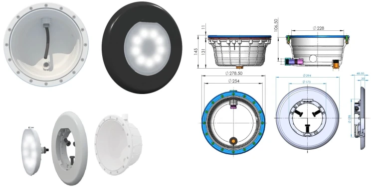 Lampy Basenowe Led 12v Lumiplus FlexiNiche Astralpool 3