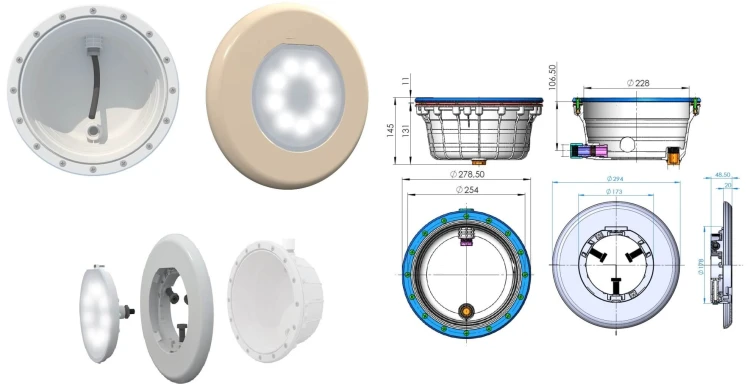 Lampy Basenowe Led 12v Lumiplus FlexiNiche Astralpool 4