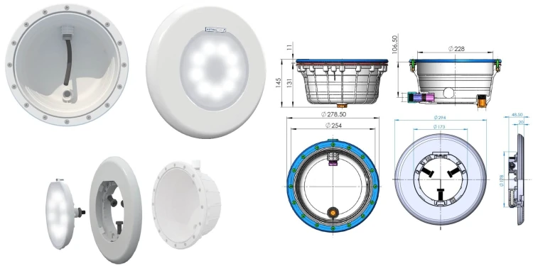 Lampy Basenowe Led 12v Lumiplus FlexiNiche Astralpool 5