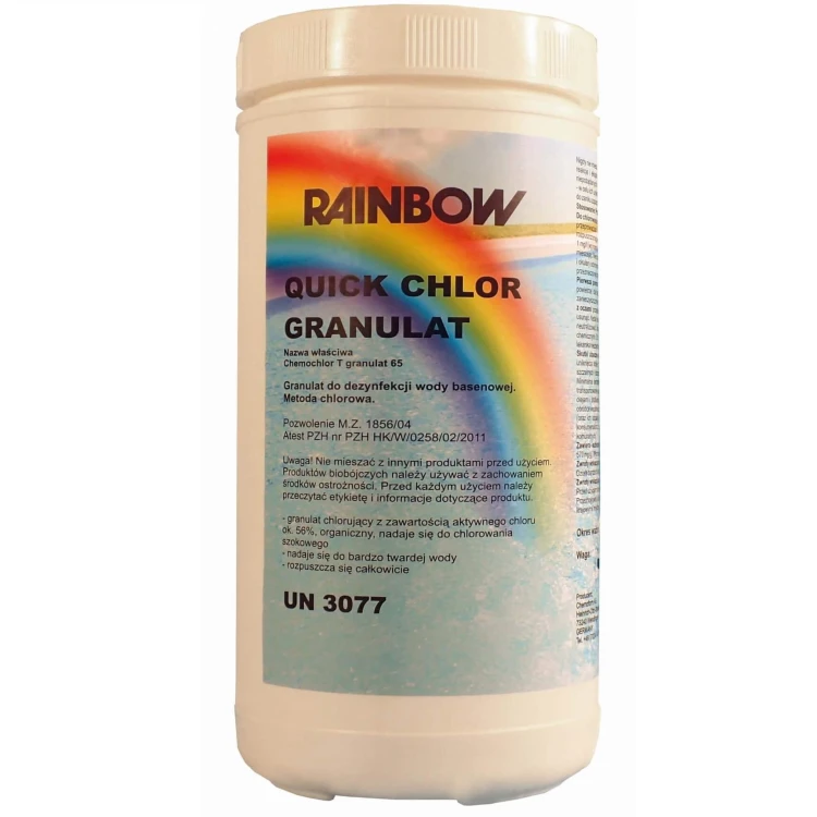 Chlor Do Basenu Quick "SZOK" Granulat 1kg 5kg 2