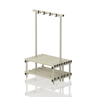 Ławka Basenowa Z Półką I Wieszakiem Jednostronne Dwustronne 3