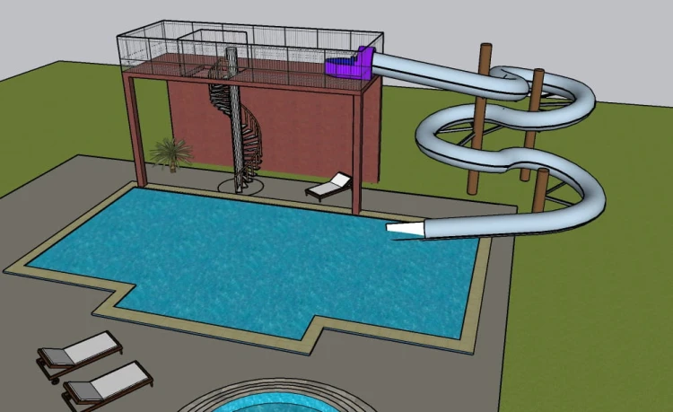 Zjeżdzalnia Dla Pływalni Publicznej 2