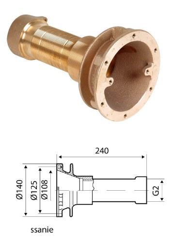 Dysza Ssąca Z Brązu Combi Whirl 2