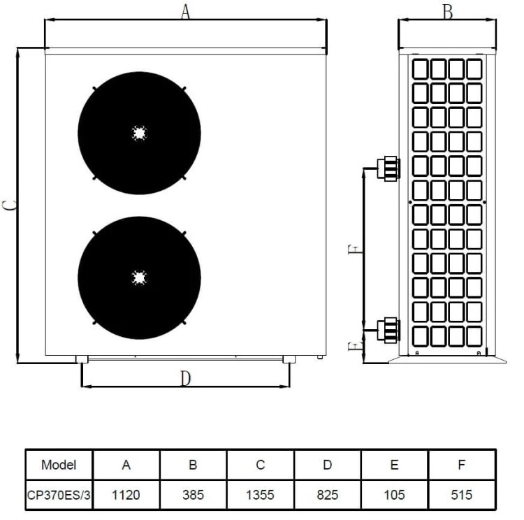 Basenowa Pompa Ciepła Tebas Full Inverter Wifi Baseny 30-95m3 5