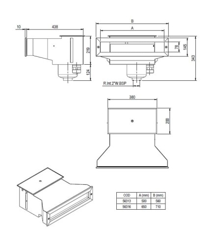 Skimmer Stal Nierdzewna 2