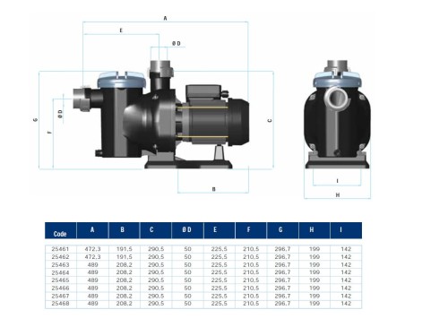 Pompa Basenowa Sena 7-14 m3/h 1