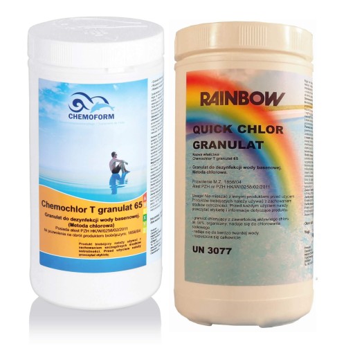 Chlor Do Basenu Quick "SZOK" Granulat 1kg 5kg 3