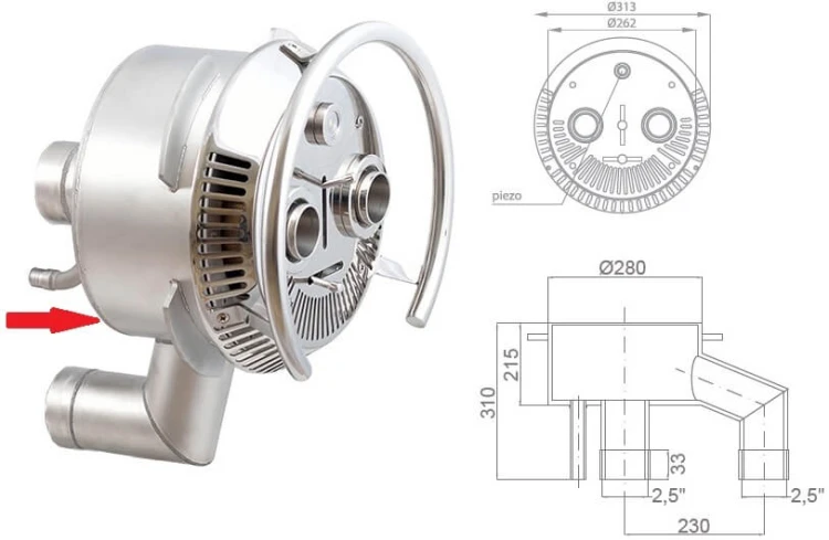 Przeciwprąd Basenowy Huragan 70-80m3/h 9