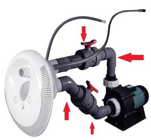 Przeciwprąd Basenowy PulsarJet Led RGB 70-99m3/h 3