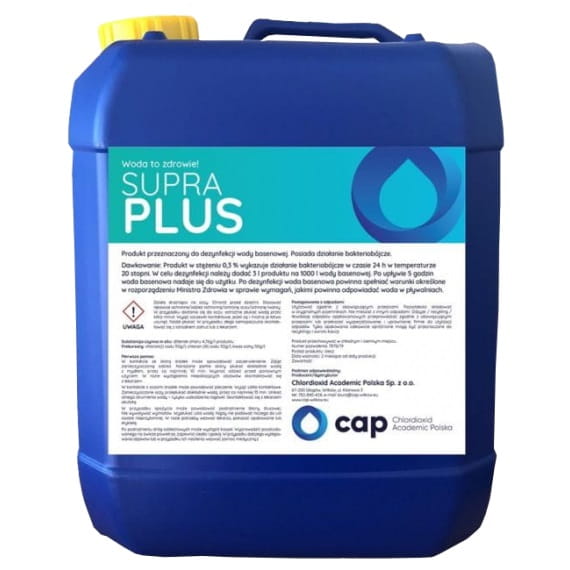 Supra Plus Bakteriobójcza Dezynfekcja Wody Basenowej Adr 6