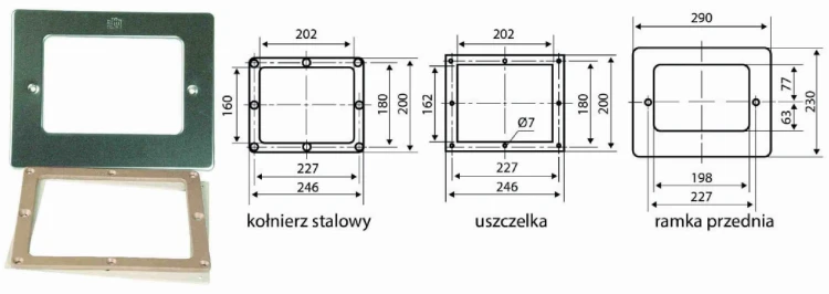 Skimmer Standard Z Brązu I Akcesoria 3