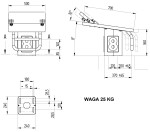 Słupek Basenowy Startowy Niski TORINO Z Belką Do Nogi Zakrocznej 22