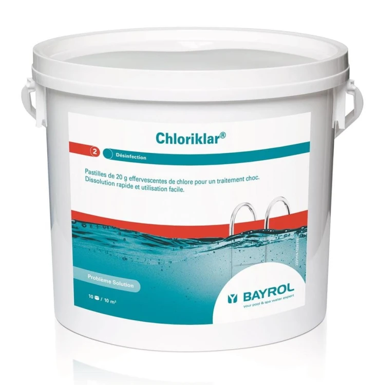 Chloriklar Bayrol Tabletki 1kg 20g Szybkorozpuszczalne 2