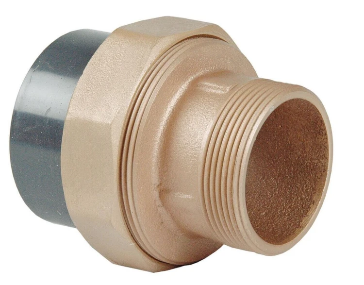 Śrubunek Dwuzłączka Pvc - Brąz Kw/Gz 3