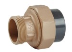 Śrubunek Dwuzłączka Pvc - Brąz Kw/Gz 4