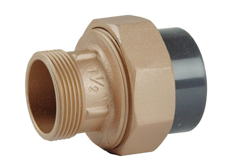 Śrubunek Dwuzłączka Pvc - Brąz Kw/Gz 4