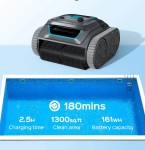 Odkurzacz Basenowy Wybot S1 WY200 Bezprzewodowy Dno i Ściany 6