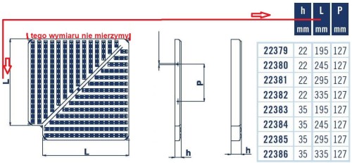 Narożnik Kratki Basenowej 90 Stopni Różne Rozmiary 3