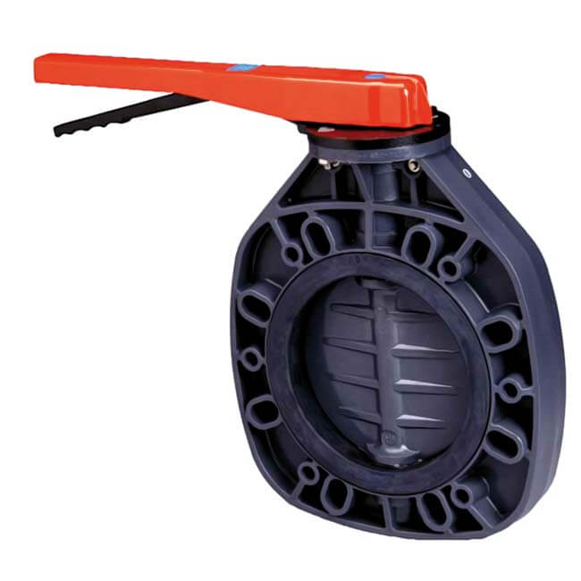 Zawór Klapowy Motylowy Przepustnica Pvc Cepex Classic 3