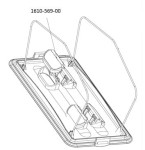 Zaślepka pokrywy dolnej Aquacat Alpha 2