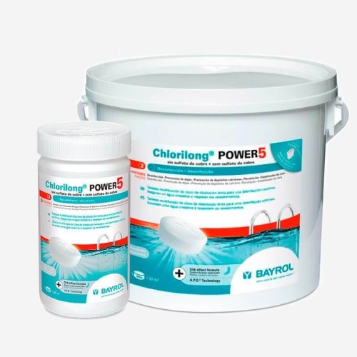 Chlorilong Power 5 Bayrol Wolnorozpuszczalne Tabletki 5w1 5