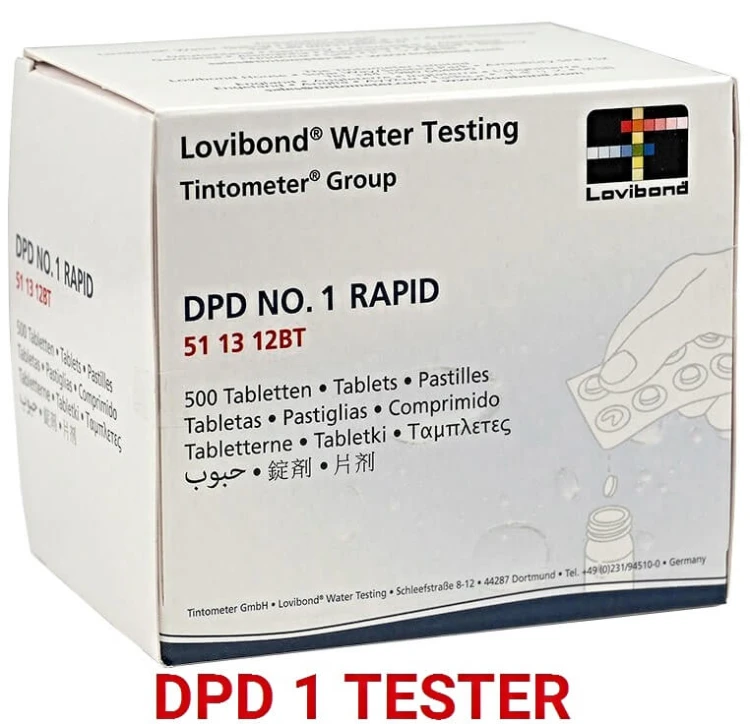 Tabletki Dpd1 Lovibond Chlor Wolny Tester 4