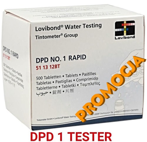 Tabletki Dpd1 Lovibond Chlor Wolny Tester 5