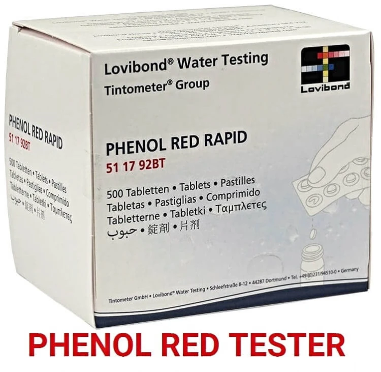 Tabletki Phenol Red Lovibond Ph Tester 4