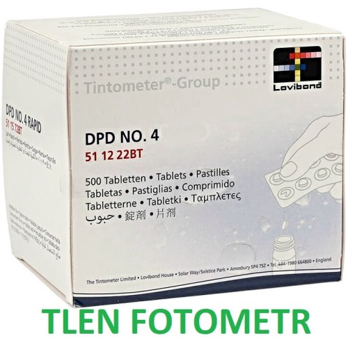 Tabletki Dpd4 Lovibond Tlen Fotometr 3