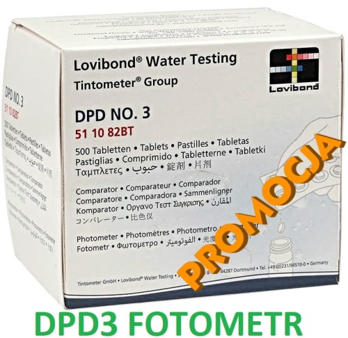 Tabletki Dpd3 Lovibond Chlor Całkowity Fotometr 4
