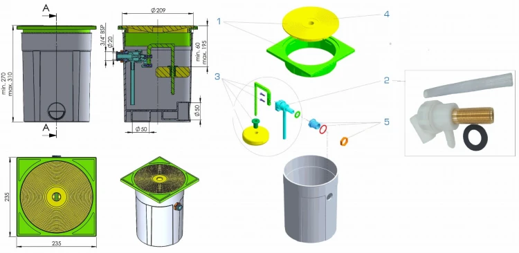 Regulator Poziomu Wody Mechaniczny 8