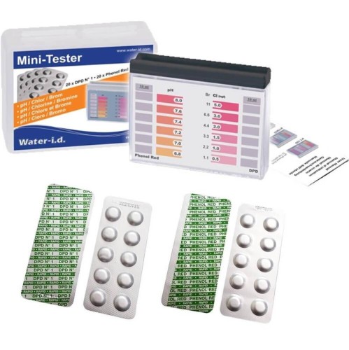 MiniTester Basenowy Chlor I pH 6