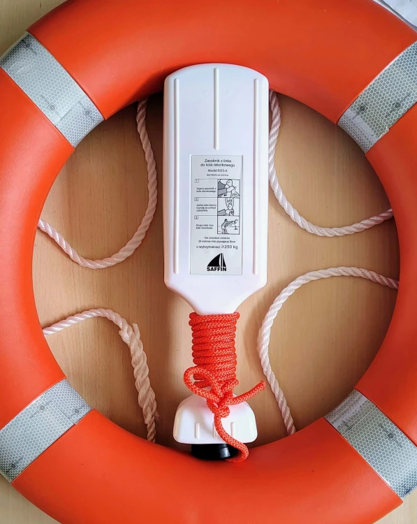 Koło Ratownicze EC-MED SOLAS 72cm 2,5kg Atest Pływalnie Kąpieliska Morze 8